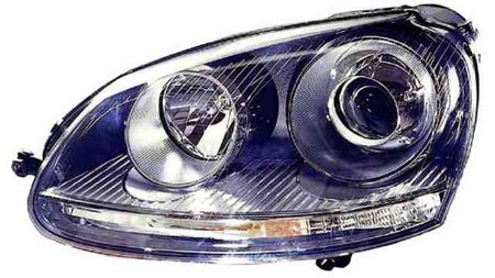 Farol Esquerdo Vw Golf V 03-08 Xenon +H7