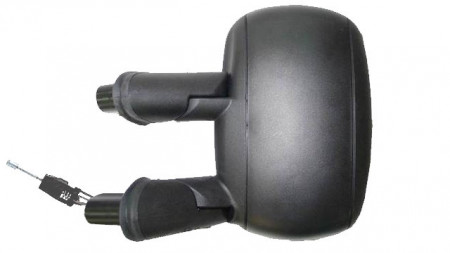 Espelho Esquerdo Manual Fiat Doblo 01-10 C/ Pino