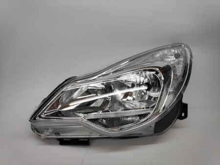 Farol Esquerdo Opel Corsa D 11-14 Cromado