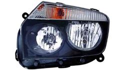 Farol Dacia Duster 10-13 Esquerdo Mascara Preta