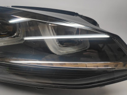 Farol Direito Fundo Negro Volkswagen Golf VII 12-17 Led - Img 2