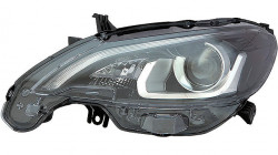 Farol Direito Led Fundo Negro Peugeot 108 15-