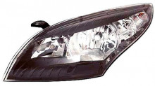 Farol Esquerdo Renault Megane III 08-11 Mascara Preta - Img 6
