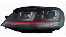Farol Esquerdo Vw Golf VII GTI 12-17 C/ Luz Dia+Led 12-17