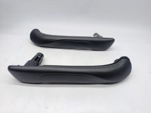 Conjunto Puxadores Interior Porta Frente Renault Kangoo 08-21 (Preto)