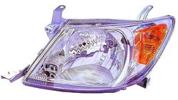 Farol Esquerdo Toyota Hilux 05-11 Laranja - Img 2