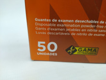 Luvas Nitrilo Diamantadas Laranja Tam. XL - Img 2