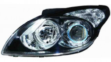 Farol Direito Eletrico Hyundai I30 07-12 Mascara Preta - Img 2