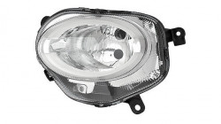 Farol Direito Led + H7 Fiat 500 15-