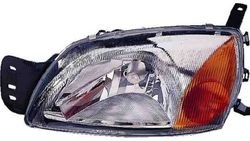 Farol Esquerdo Eletrico Laranja C/ Motor Ford Courier 99-02 - Img 2