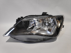 Farol Esquerdo Seat Ibiza 12- Anel Cromado