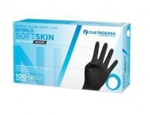 Luvas Nitrilo Soft Preto Tam. M - Img 2