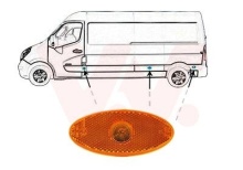 Luz Presença Friso Lateral Opel Movano B Renault Master III 10-19 - Img 3