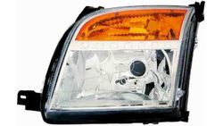 Farol Direito Eletrico Laranja C/ Motor Ford Fusion 05-