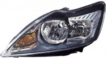 Farol Esquerdo Ford Focus II 08-10 Mascara Preta - Img 2