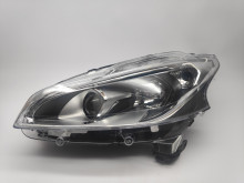 Farol Esquerdo Led Fundo Negro Peugeot 208 15-
