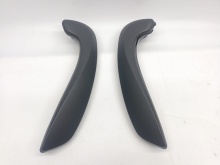 Kit Puxadores Porta Frente Renault Megane III Preto Mate 08-15