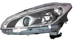 Farol Direito Fundo Negro Led Peugeot 208 15- - Img 2