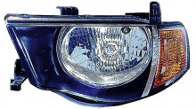 Farol Direito Mitsubishi L200 06- Pisca Laranja - Img 2