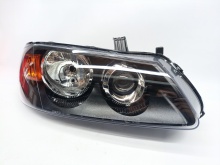 Farol Direito Nissan Almera 02-06 Mascara Preta - Img 3