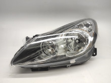 Farol Esquerdo Opel Corsa D 06-11 Mascara Preta