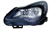 Farol Esquerdo Opel Corsa D 11-14 Mascara Preta - Img 2
