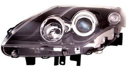 Farol Esquerdo Renault Laguna III 07-11 Mascara Preta