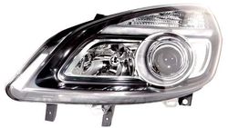 Farol Esquerdo Renault Scenic II 05-08 Aro Preto - Img 1