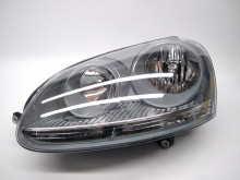Farol Esquerdo Vw Golf V 03-08 Mascara Cinza - Img 1