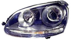 Farol Esquerdo Vw Golf V 03-08 Xenon +H7