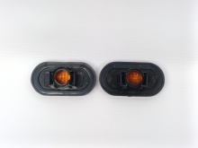 Par Piscas Guarda Lamas Renault C/Aro Preto 91-09 - Img 3