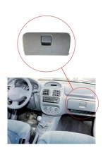 Porta Luvas Renault Clio II 98-01 Cinza - Img 4