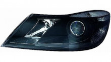 Farol Direito Eletrico Skoda Octavia 4P/ Combi 08-13 Mascara Preta - Img 2