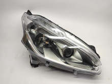 Farol Direito Fundo Negro Led Peugeot 208 15-