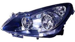 Farol Esquerdo Opel Corsa D 06-11 Mascara Preta - Img 2