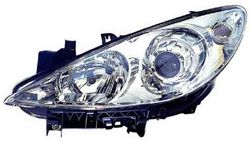 Farol Esquerdo Peugeot 307 05-07 Xenon + H7