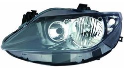 Farol Seat Ibiza 6J 09-17 Direito Mascara Preta - Img 2