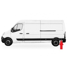 Friso Painel Esquerdo C/Furo Renault Master Opel Movano 10-19 Versao Longa - Img 2