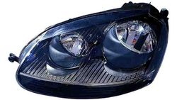 Farol Esquerdo Vw Golf V 03-08 Mascara Preta - Img 2