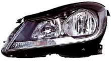 Farol Direito Mercedes W204 C Class 10-14 Mascara Preta - Img 3