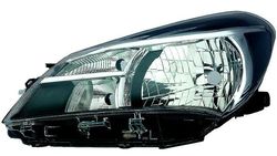 Farol Direito Toyota Yaris 5P 14- Mascara Preta