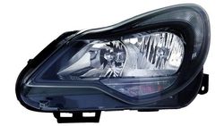 Farol Esquerdo Opel Corsa D 11-14 Mascara Preta - Img 1
