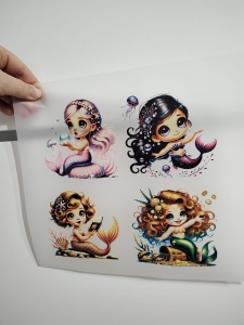 Print DTF, Autocolant textil set 4 Sirene - Img 2
