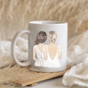 Cana personalizata cu nume - Domnisoara de onoare