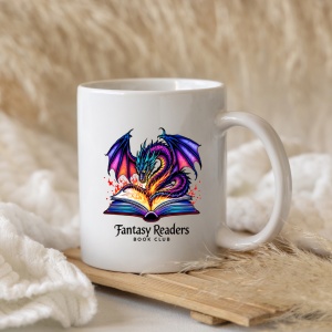 Cana personalizata cu model Fantasy Book - Img 2