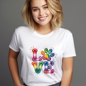 Tricou personalizat model Love