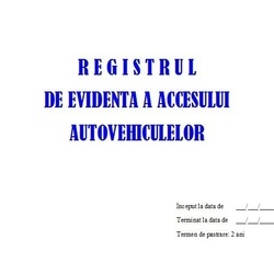 Registru Acces Auto - 100 file