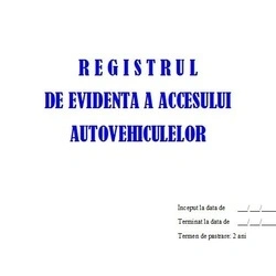 Registru Acces Auto - 100 file