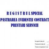 Registru Special Evidenta Contracte, pentru Societatile specializate de Paza si Protectie - 25 file