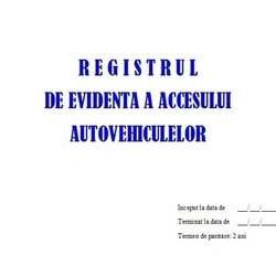 Registru Acces Auto - 50 file